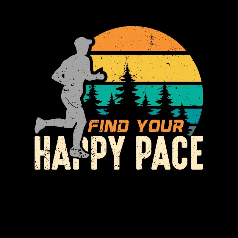 Trail Running Trouvez votre rythme heureux Retro Running