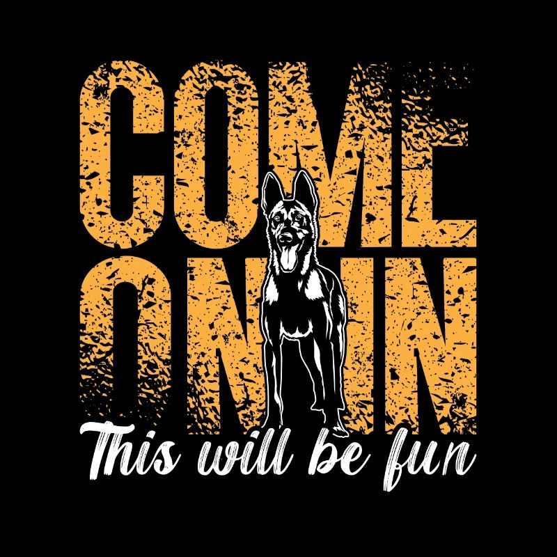 Belgian Malinois Come On In This Will Police Dog