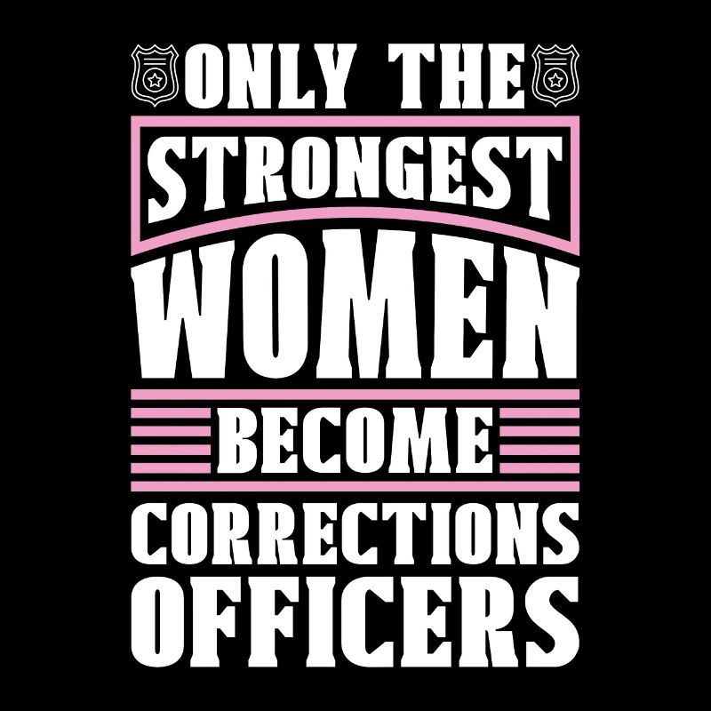 Corrections Officer Only The Strongest Thin Silver