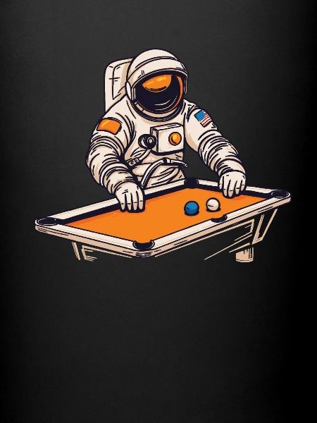 Astronaute de billard