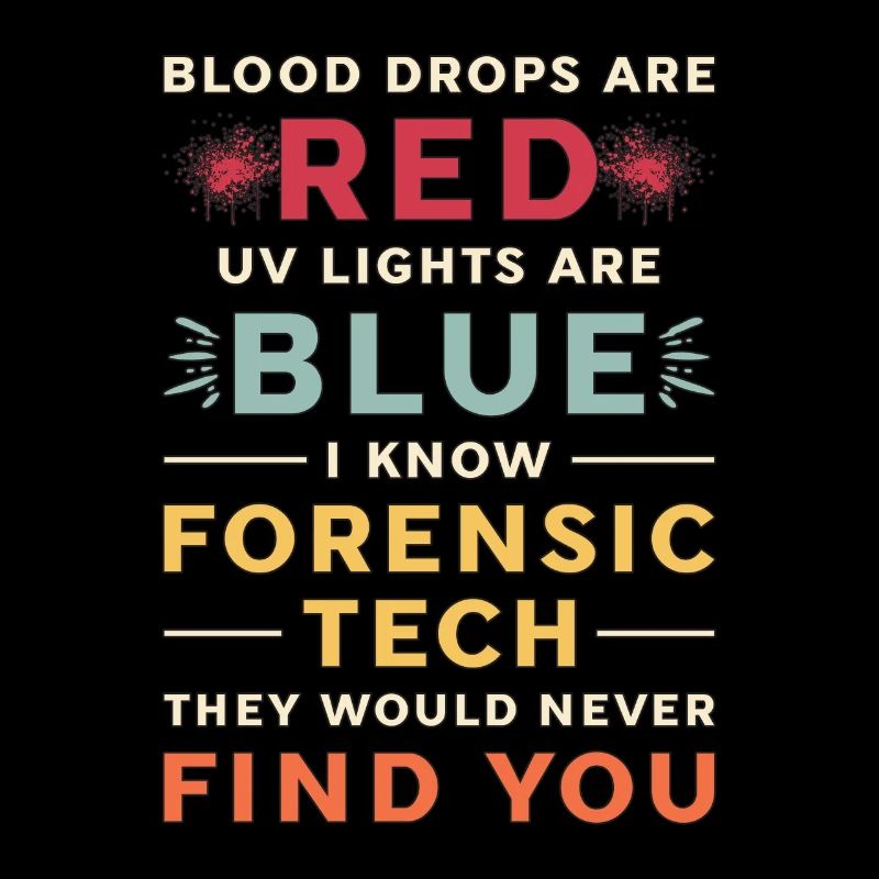 Forensic Science Blood Drops Are Red Criminology