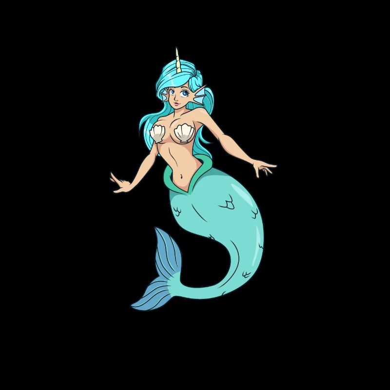 Einhorn Meerjungfrau
