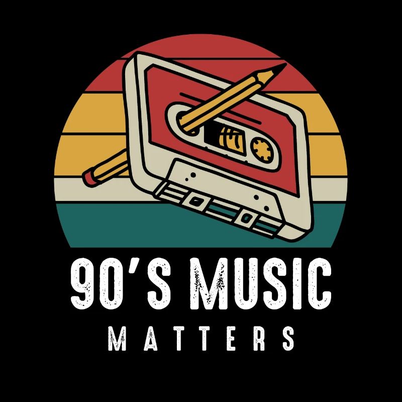 Nineties Music - Cassette avec crayon
