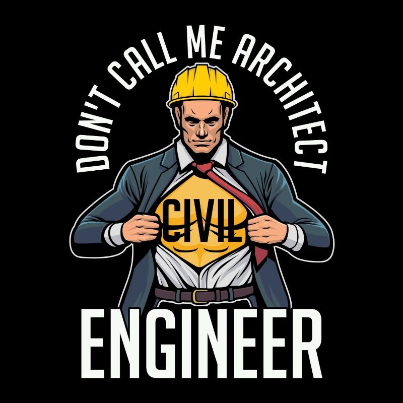Ingénieur civil Ne m’appelez pas architecte entrepreneur