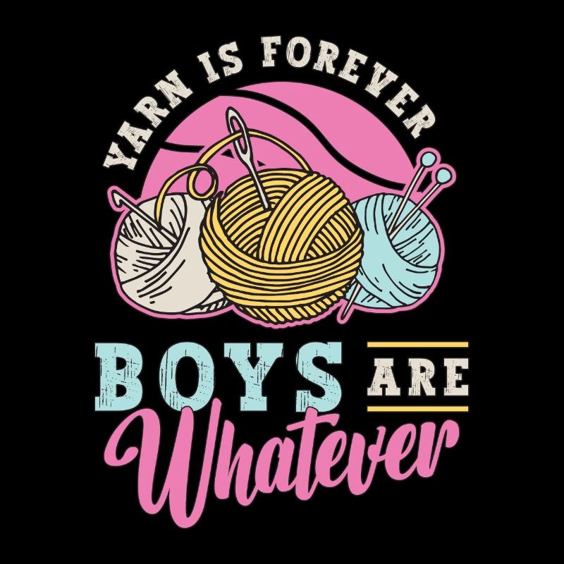 Crocheting Yarn Is Forever Boys Are Needlework