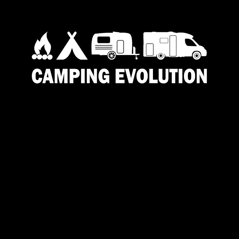Motif de camping amusant avec slogan