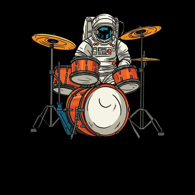 Batterie Batteur Batteur Astronaute