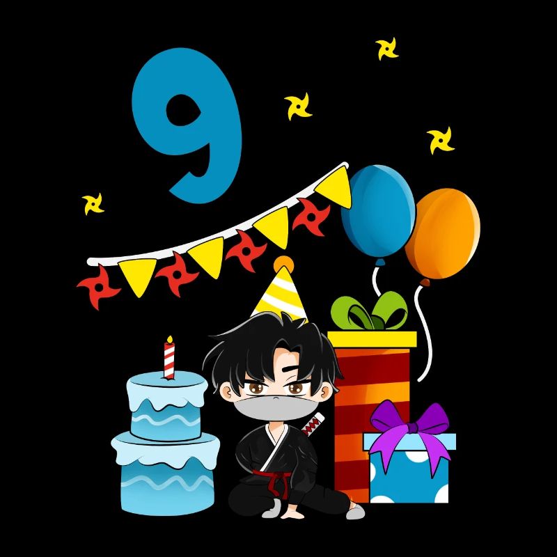 Avec Ninja - Anniversaire des garçons 9 ans