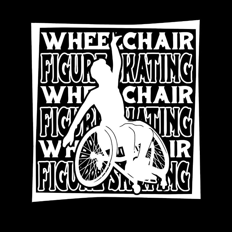 Eiskunstlauf Eiskunstläuferin Rollstuhl