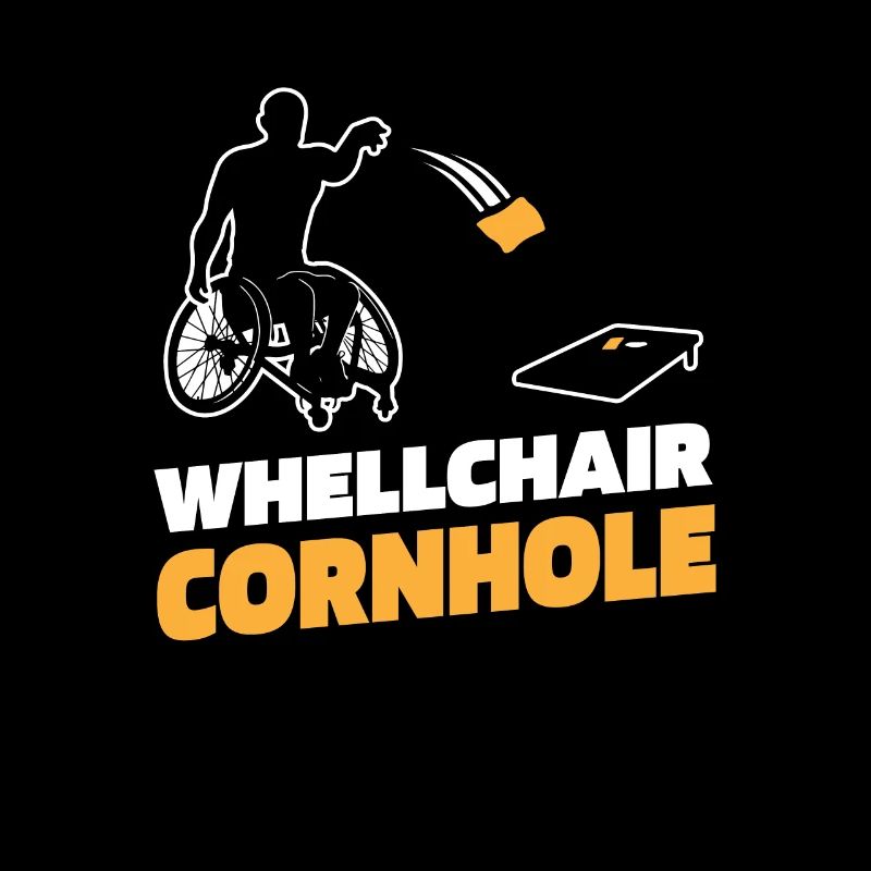 Cornhole Sackloch Spiel Rollstuhl