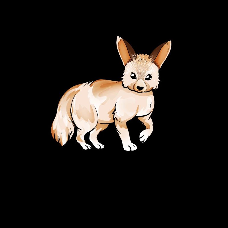 Drawing of a Fennek