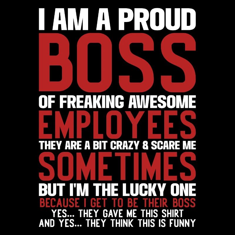 Stolzer Chef Geschenk von Angestellten