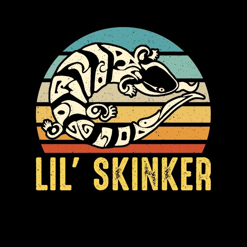 Skinks Lil' Skinker Retro Reptiles Animaux Exotiques