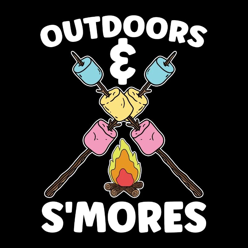 S'mores Outdoors & S'mores Roasting Marshmallows