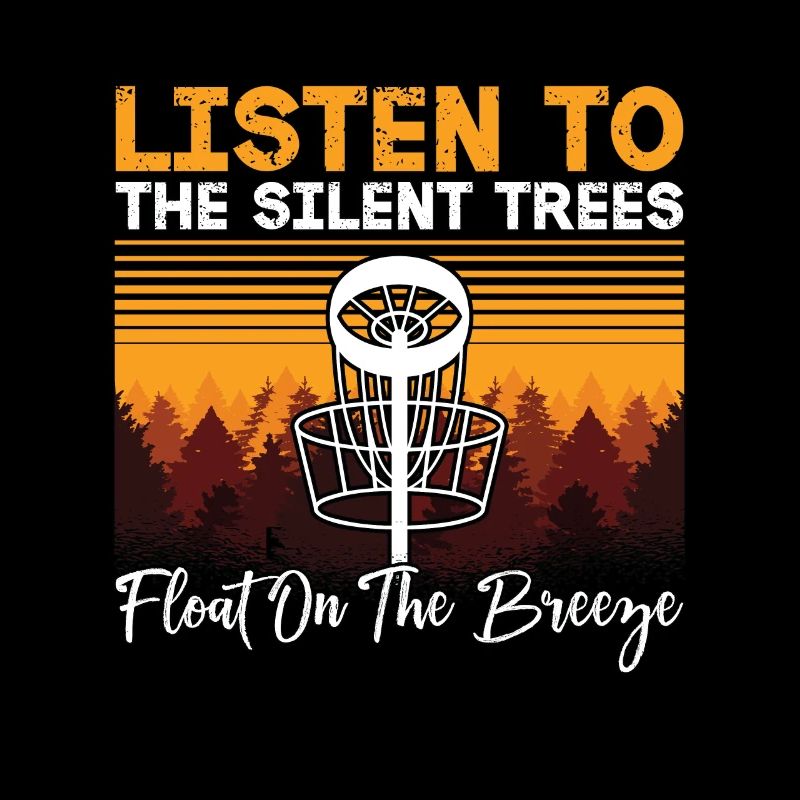 Flying Disc Listen To The Silent Disc Golf Basket