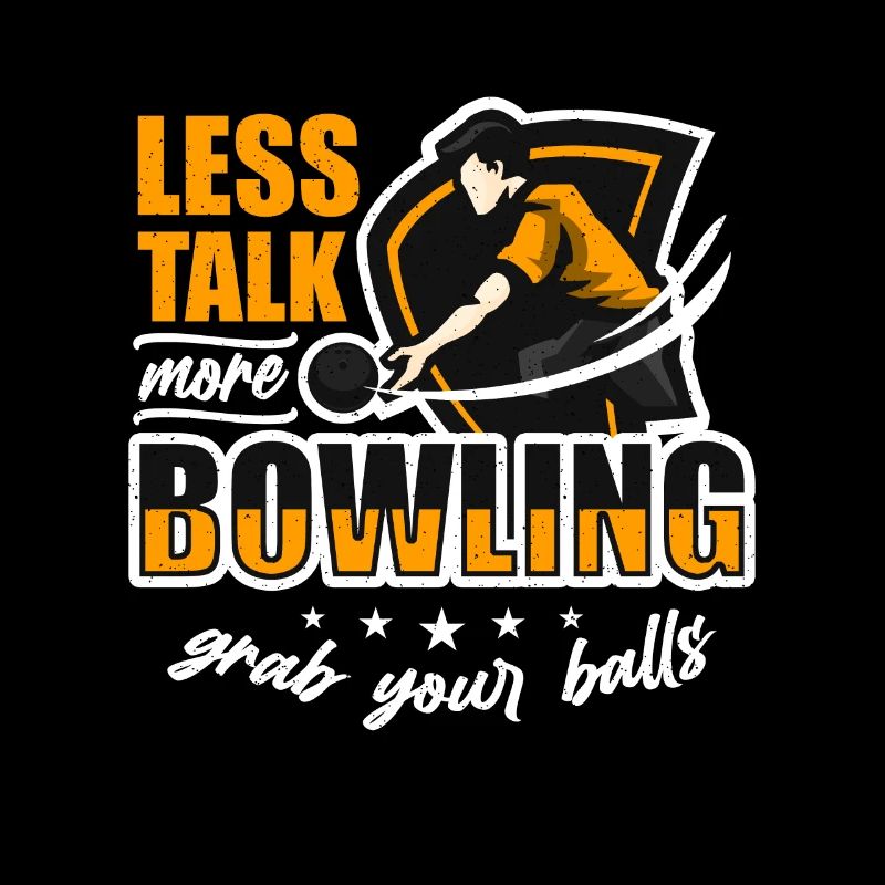 Alley Bowling Moins parler Plus Boule de bowling Neuf quilles