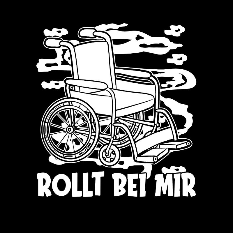 Rollstuhl Rollstuhlfahrer Witzig