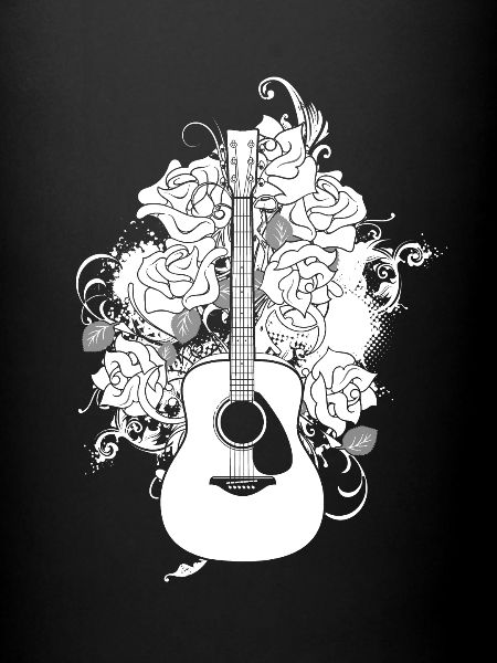 Fleurs de guitare acoustique