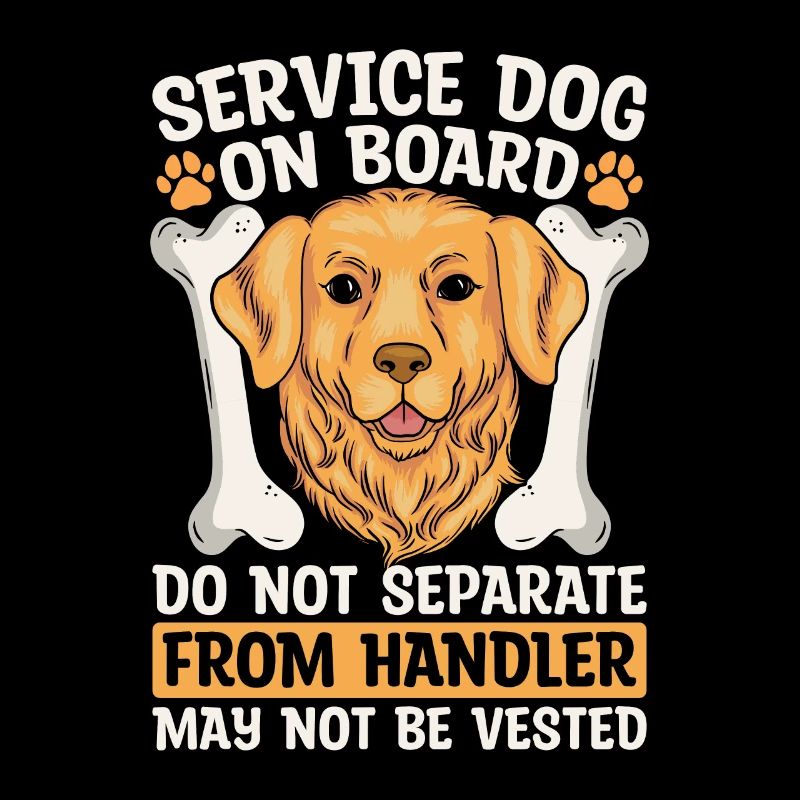 Dresseur de chiens d’assistance Chien d’assistance à bord Propriétaire de chien