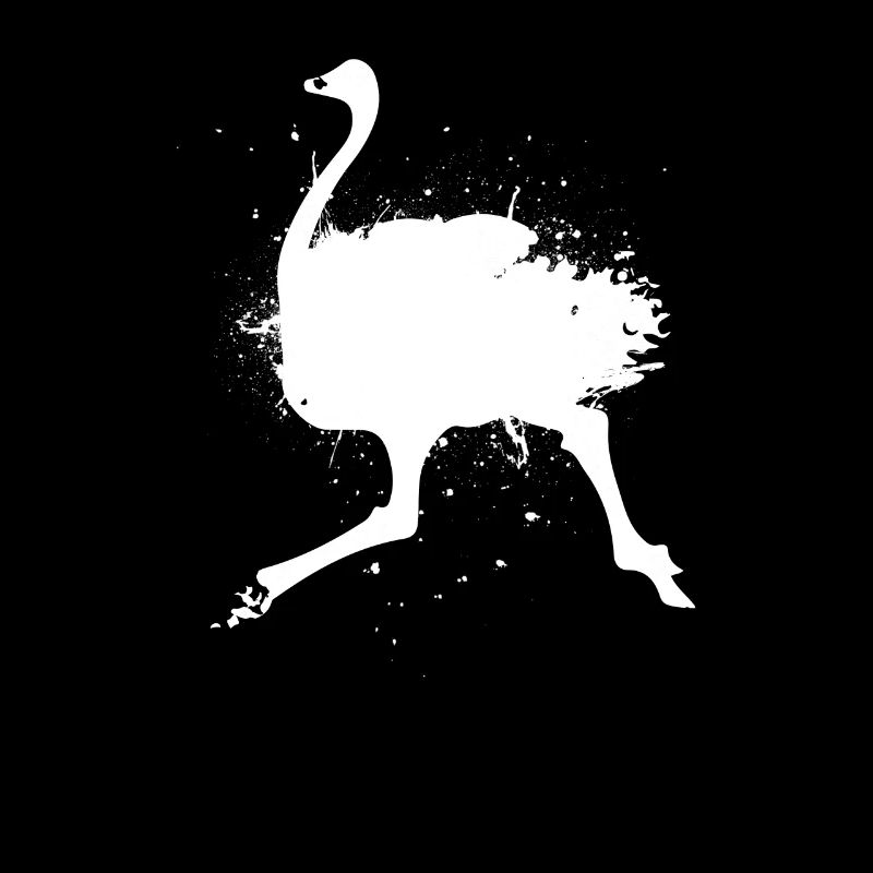 Vogel Strauß Laufvogel