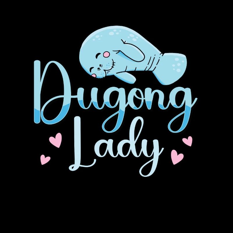 Dugong Lady Animaux marins Créatures marines Lamantin