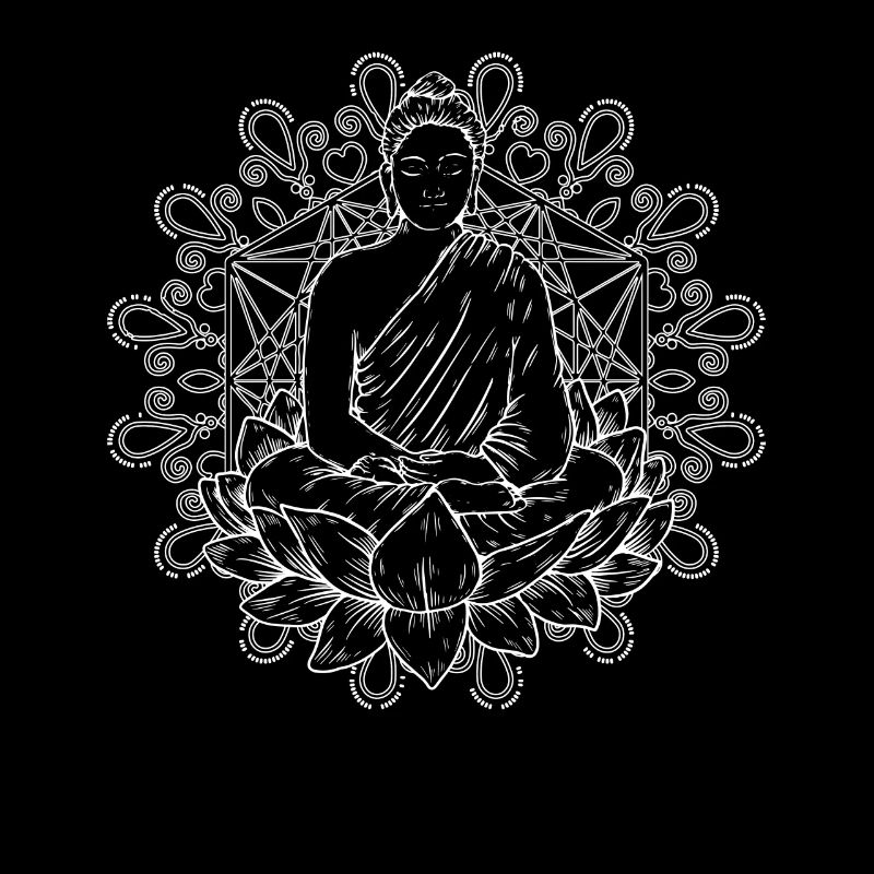 Feuille de Lotus bouddhiste de Bouddha