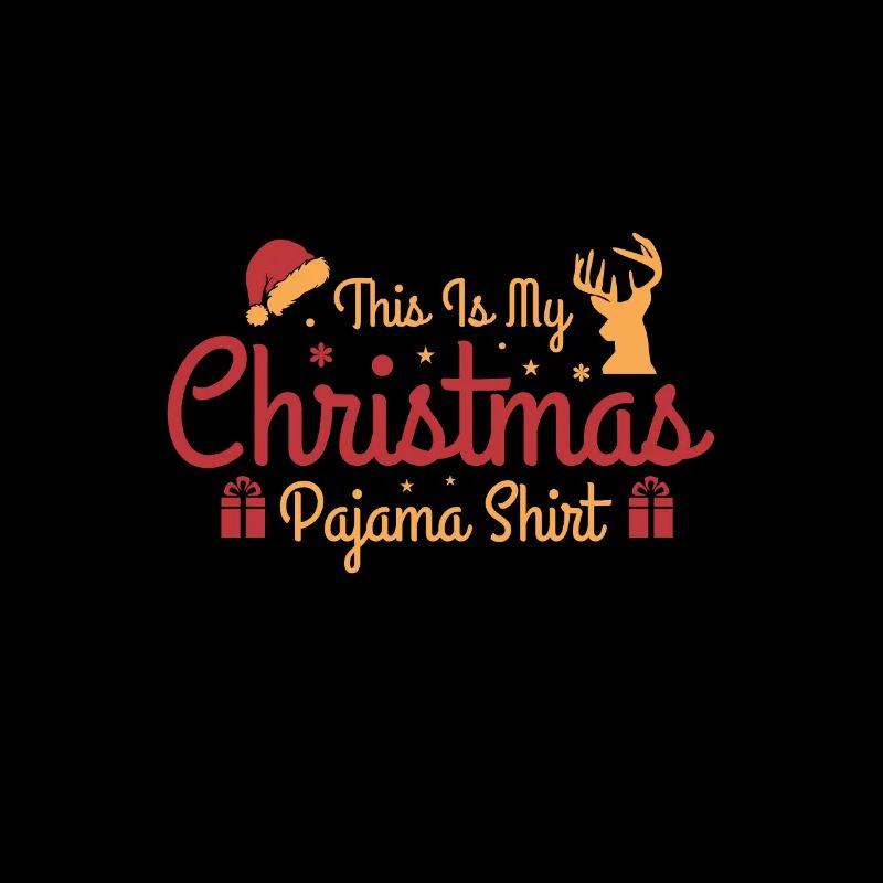C’est ma chemise de pyjama de Noël hommes femmes