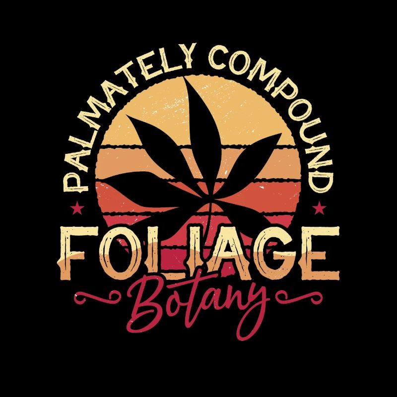 Botany Palmately Compound Foliage Botanical Garden