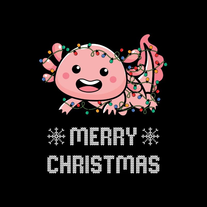 Tenue de Noël Axolotl Lovers pour Noël