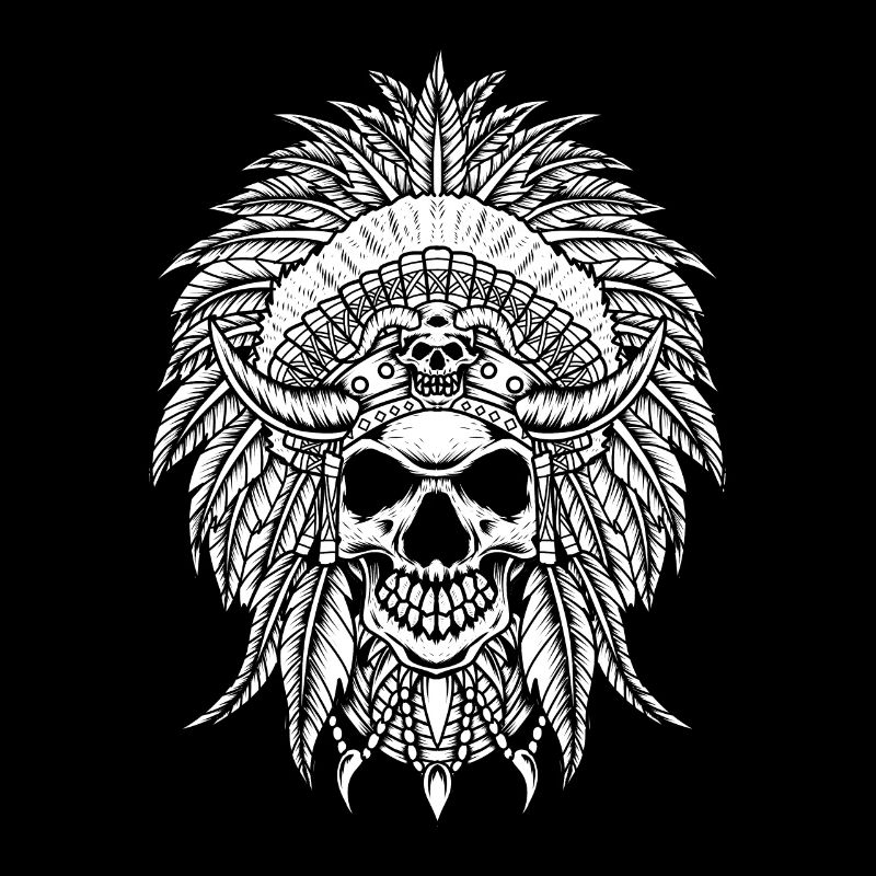 Indigenous Skull Skull