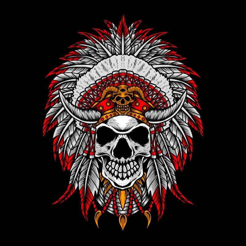 Indigenous skull