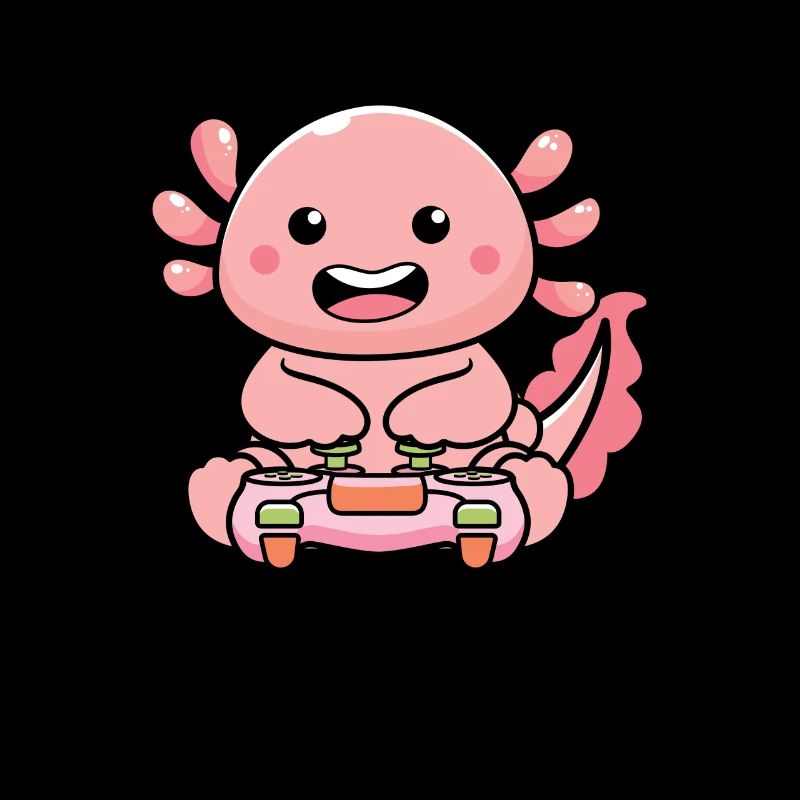 Mignon axolotl drôle mexicain salamandre amant Tee