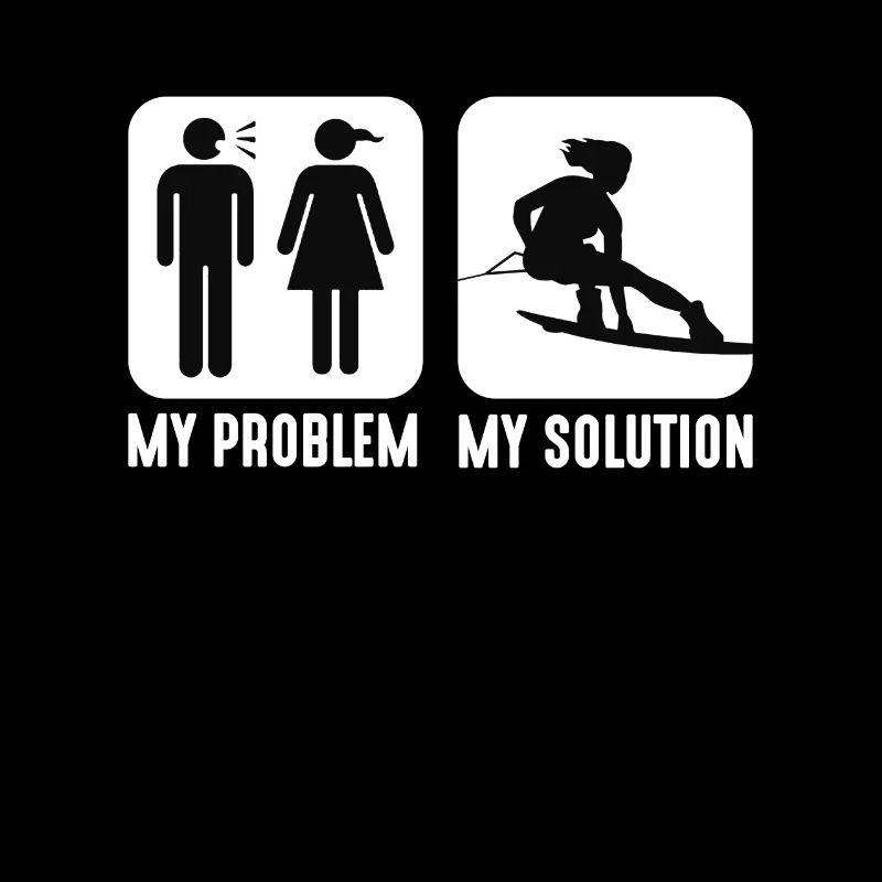 Wakeboarder My Problem My Pictogram Mom Wakeboard