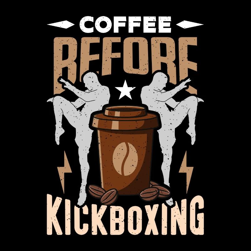 Kickboxer Coffee Avant Amateur de café de boxe thaïlandaise