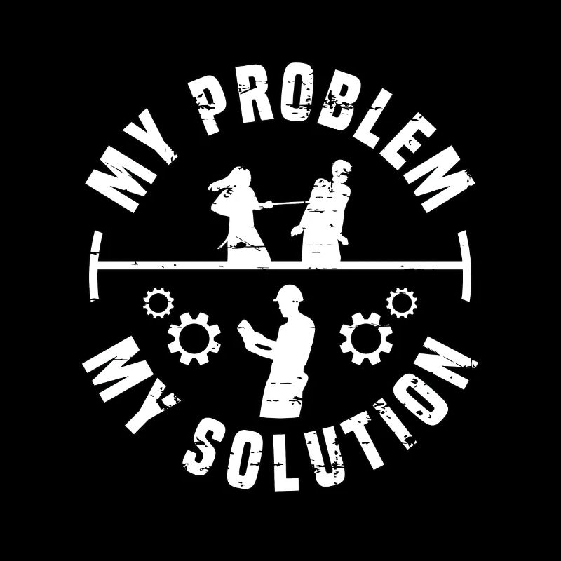 Architect My Problem My Solution Pictogram Dad Mom