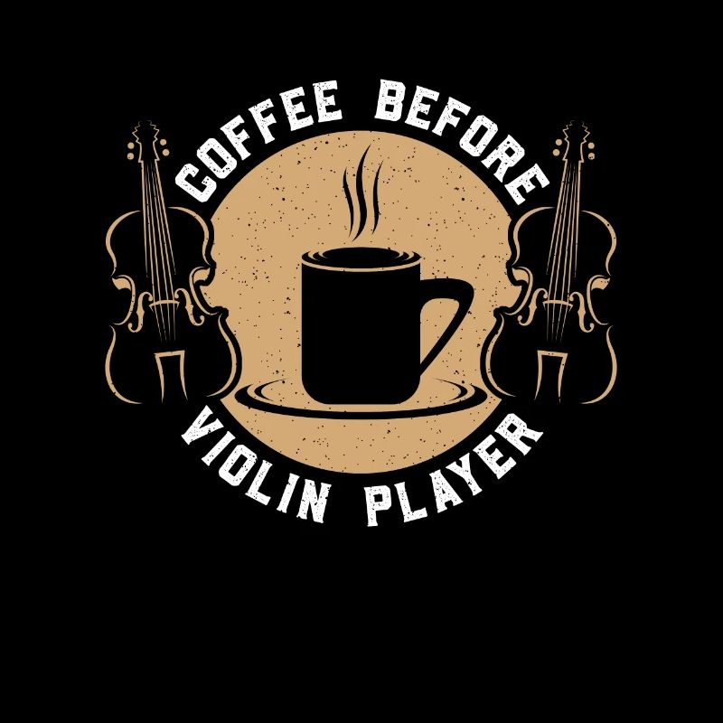 Violin Player Coffee Classical Music Coffee Lover