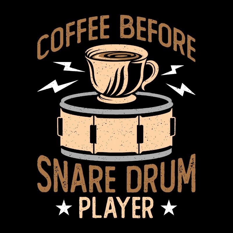 Snare Drum Player Coffee Drummer Coffee Lover
