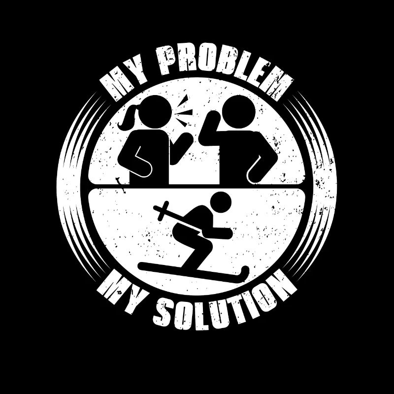 Cross Country Skier My Problem My Pictogram Dad