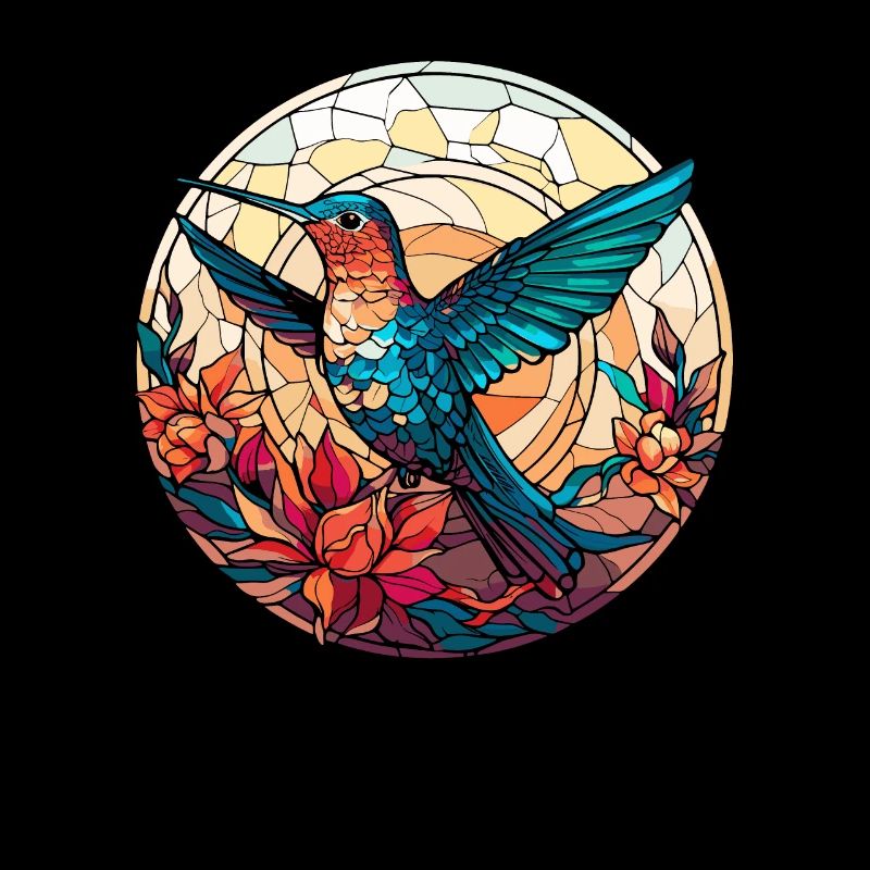 Colibri vitrail