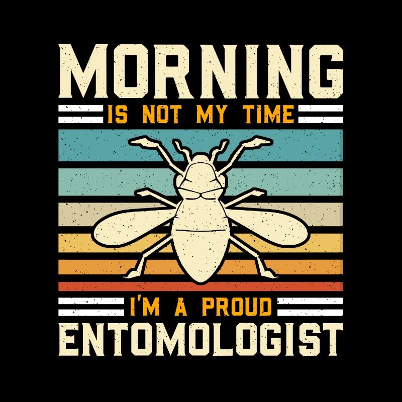 Entomologiste Le matin n’est pas mon temps chasseur d’insectes