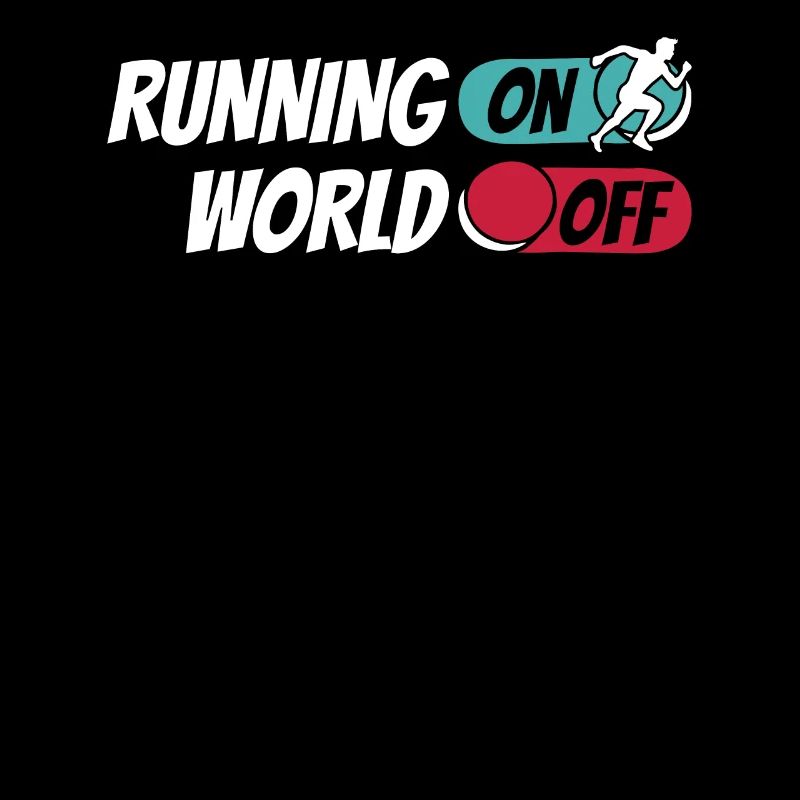 Läufer Jogger Runner Laufen Running On World Off
