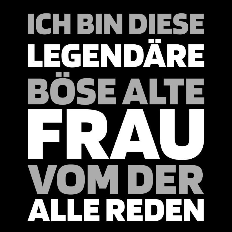 Schwarzer Humor Bser Alter Mann