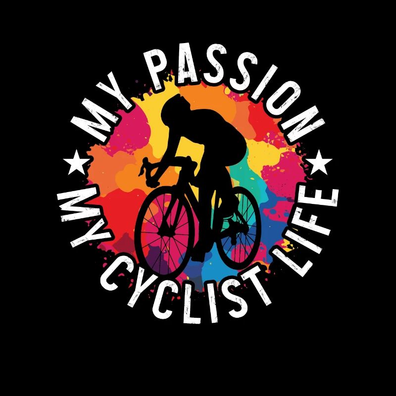 Cycliste Ma passion Ma vie de cycliste VTT