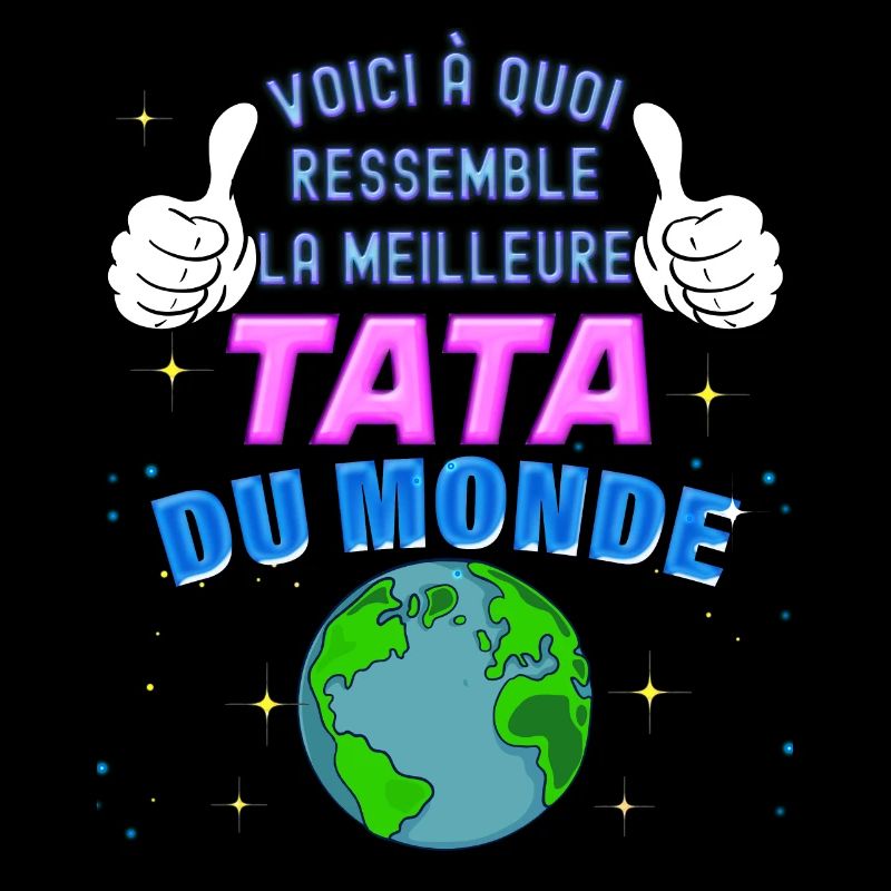 Meilleure Tata Du Monde Pour Super Tata D'Amour