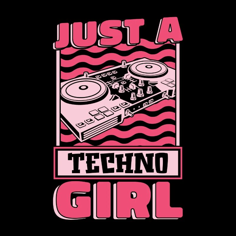 Techno Raver Juste une Techno Girl