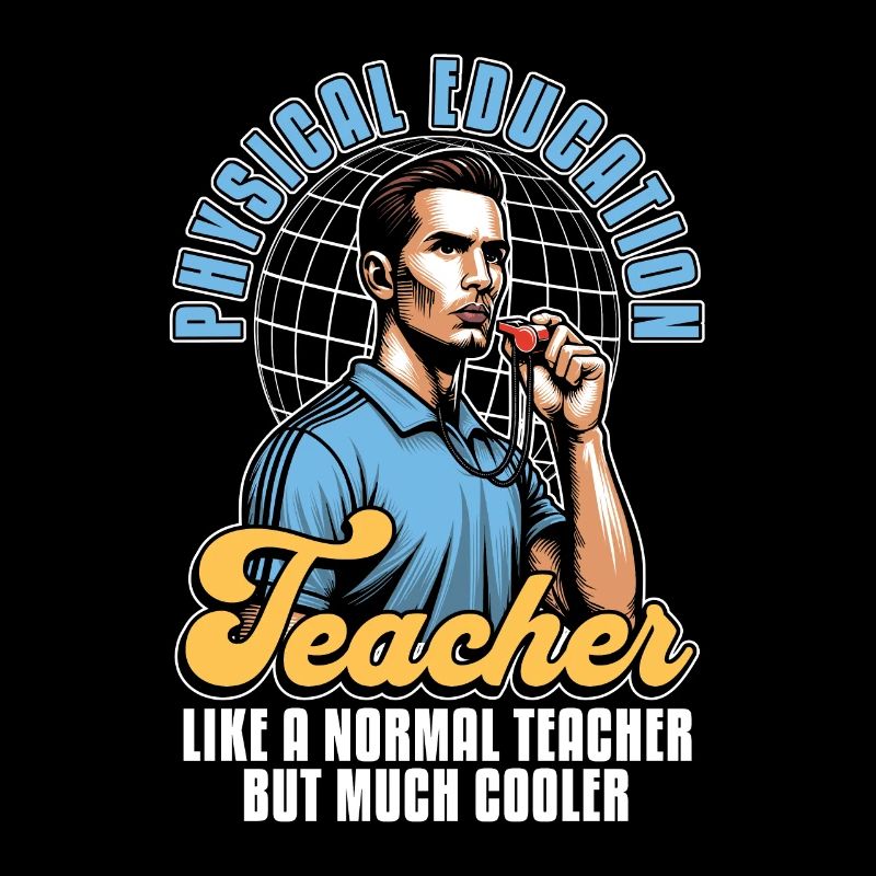 Professeur d’éducation physique comme un professeur de gym