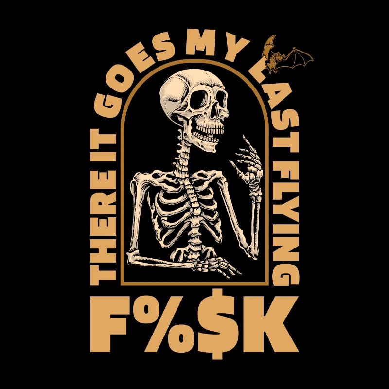 Black Humor Skeleton