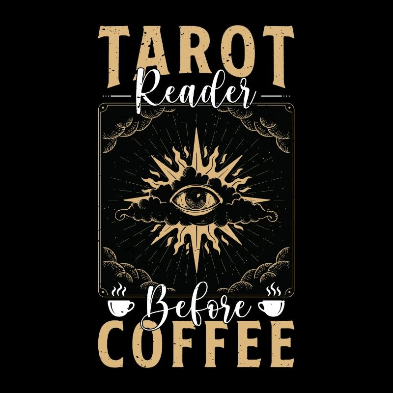 Tarot Reader Before Fortune Telling Coffee Lover