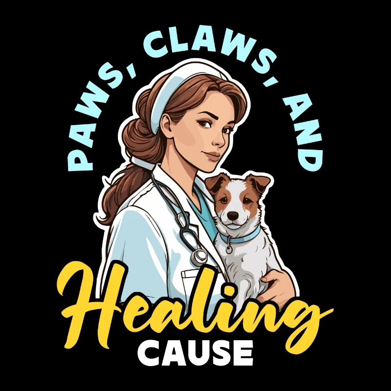 Veterinary Nurse Paws Claws And Vet Assistant