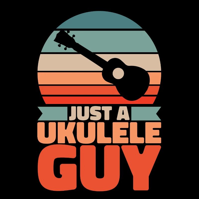 Ukulélé juste un gars de ukulélé